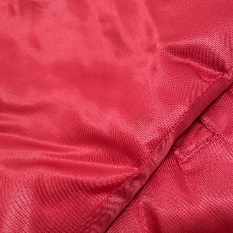 【現状渡し品】【メンズ】 HOLLOWAY ホロウェイ USA製 80S-90S STADIUM JACKET スタジアム ジャケット 146-260520-yt-06-fur サイズ：S カラー：レッド 万代Net店