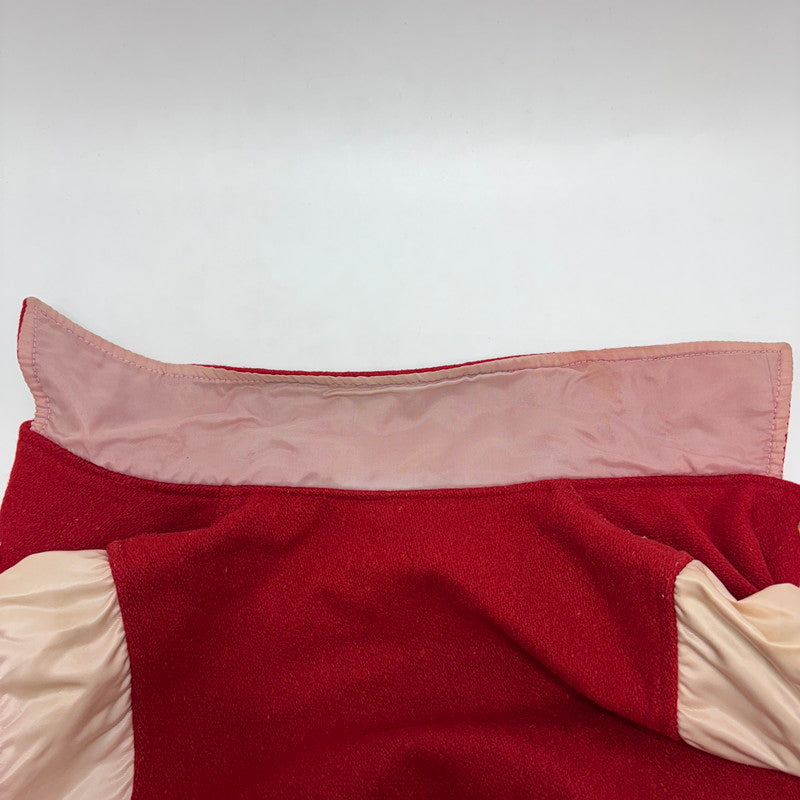 【現状渡し品】【メンズ】 HOLOVAK COUGHLIN ホロヴァーク・コフリン 60S STADIUM JACKET アウター スタジアム ジャケット 146-260520-yt-03-fur サイズ：L カラー：レッド 万代Net店