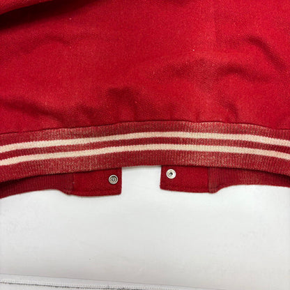 【現状渡し品】【メンズ】 HOLOVAK COUGHLIN ホロヴァーク・コフリン 60S STADIUM JACKET アウター スタジアム ジャケット 146-260520-yt-03-fur サイズ：L カラー：レッド 万代Net店