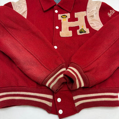 【現状渡し品】【メンズ】 HOLOVAK COUGHLIN ホロヴァーク・コフリン 60S STADIUM JACKET アウター スタジアム ジャケット 146-260520-yt-03-fur サイズ：L カラー：レッド 万代Net店