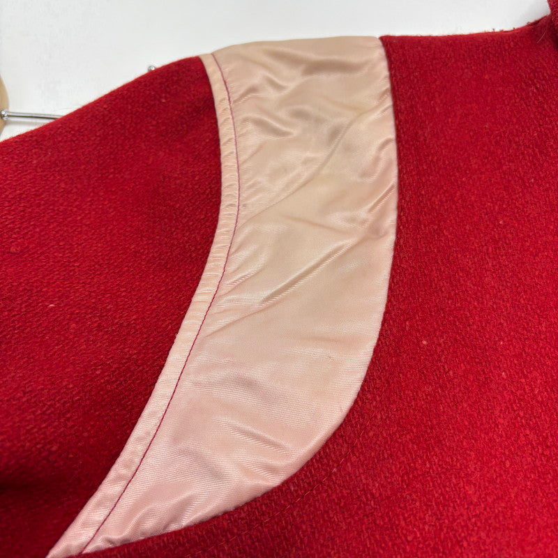 【現状渡し品】【メンズ】 HOLOVAK COUGHLIN ホロヴァーク・コフリン 60S STADIUM JACKET アウター スタジアム ジャケット 146-260520-yt-03-fur サイズ：L カラー：レッド 万代Net店