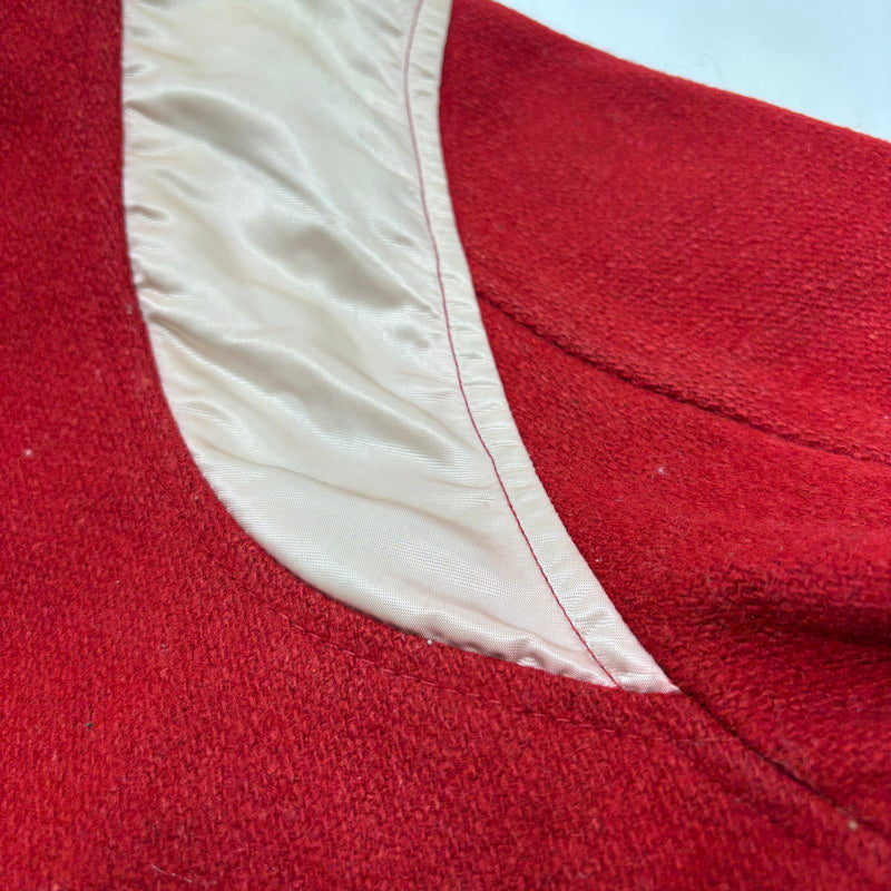 【現状渡し品】【メンズ】 HOLOVAK COUGHLIN ホロヴァーク・コフリン 60S STADIUM JACKET アウター スタジアム ジャケット 146-260520-yt-03-fur サイズ：L カラー：レッド 万代Net店