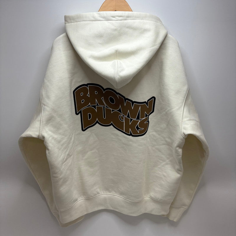 【中古品】【メンズ】 Carhartt カーハート CARHARTT WIPカーハート ダブリューアイピー I03393 パーカー HOODED BROWN DUCKS JACKET フーデッド スウェット トップス 142-260518-yt-02-fur サイズ：L カラー：アイボリー 万代Net店