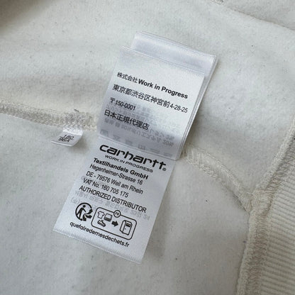 【中古品】【メンズ】 Carhartt カーハート CARHARTT WIPカーハート ダブリューアイピー I03393 パーカー HOODED BROWN DUCKS JACKET フーデッド スウェット トップス 142-260518-yt-02-fur サイズ：L カラー：アイボリー 万代Net店
