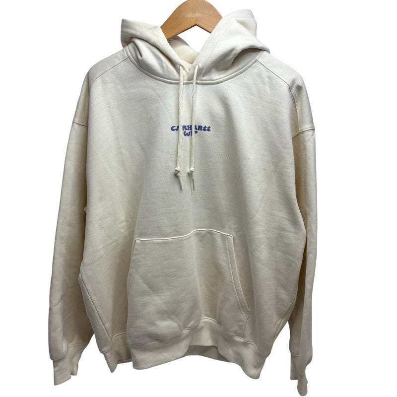 【中古品】【メンズ】 CARHARTT WIP カーハート ダブリューアイピー A252022 HOODED HELIX SWEATSHIRT パーカー トップス 142-260519-yt-04-fur サイズ：M カラー：アイボリー 万代Net店