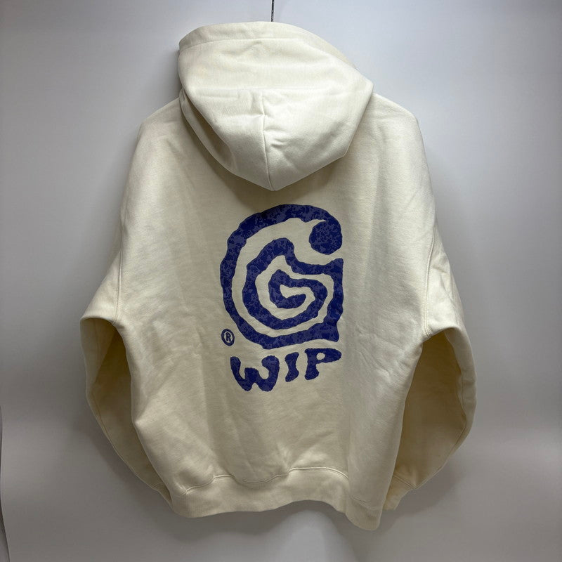【中古品】【メンズ】 CARHARTT WIP カーハート ダブリューアイピー A252022 HOODED HELIX SWEATSHIRT パーカー トップス 142-260519-yt-04-fur サイズ：M カラー：アイボリー 万代Net店