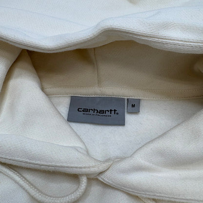 【中古品】【メンズ】 CARHARTT WIP カーハート ダブリューアイピー A252022 HOODED HELIX SWEATSHIRT パーカー トップス 142-260519-yt-04-fur サイズ：M カラー：アイボリー 万代Net店