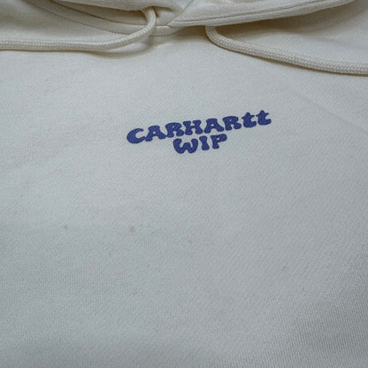 【中古品】【メンズ】 CARHARTT WIP カーハート ダブリューアイピー A252022 HOODED HELIX SWEATSHIRT パーカー トップス 142-260519-yt-04-fur サイズ：M カラー：アイボリー 万代Net店