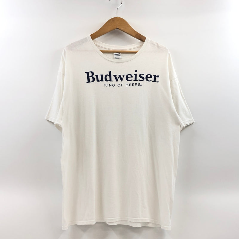 【現状渡し品】【メンズ】 DELTA デルタ 00S BUDWEISER PRINT S/S TEE 半袖 Tシャツ トップス 古着 146-260930-rs-04-fur サイズ：XL カラー：ホワイト 万代Net店