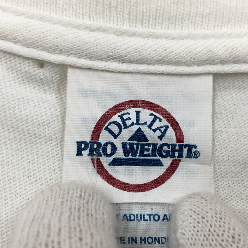 【現状渡し品】【メンズ】 DELTA デルタ 00S BUDWEISER PRINT S/S TEE 半袖 Tシャツ トップス 古着 146-260930-rs-04-fur サイズ：XL カラー：ホワイト 万代Net店