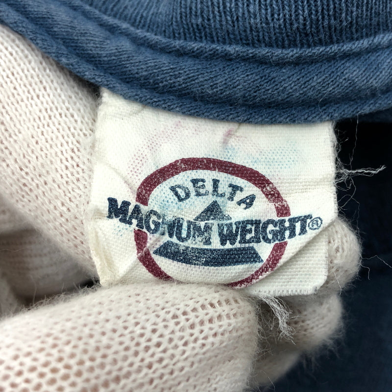 【現状渡し品】【メンズ】 DELTA デルタ AMERICAN PRINT S/S TEE 半袖 Tシャツ トップス 古着 146-260930-rs-01-fur サイズ：XL カラー：ブルー系 万代Net店