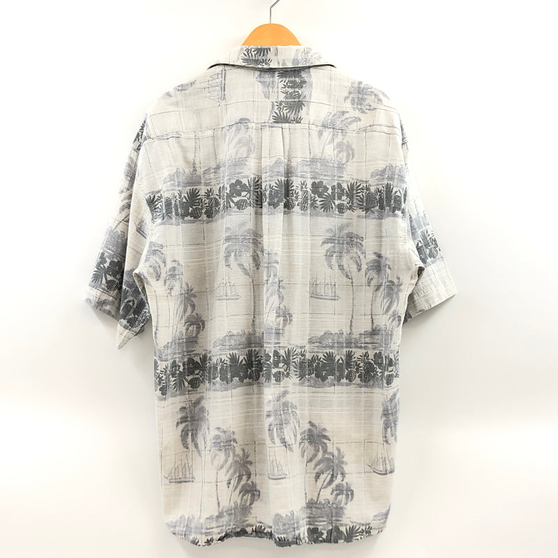 【現状渡し品】【メンズ】 SUR CLUB サークラブ ALOHA S/S SHIRT アロハシャツ ハワイアンシャツ 半袖 トップス 古着 146-260930-rs-05-fur サイズ：不明 カラー：グレー系 万代Net店