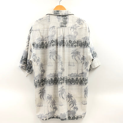 【現状渡し品】【メンズ】 SUR CLUB サークラブ ALOHA S/S SHIRT アロハシャツ ハワイアンシャツ 半袖 トップス 古着 146-260930-rs-05-fur サイズ：不明 カラー：グレー系 万代Net店