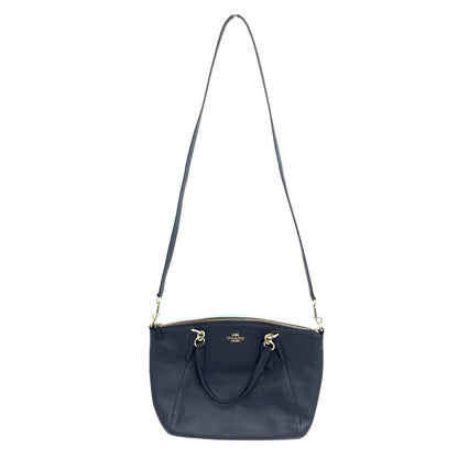 【中古品】【レディース】 COACH コーチ F36675 2WAY HAND BAG ハンドバッグ ショルダーバッグ レザー カバン 180-260930-hn-04-fur カラー：ネイビー 万代Net店