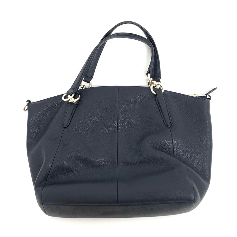 【中古品】【レディース】 COACH コーチ F36675 2WAY HAND BAG ハンドバッグ ショルダーバッグ レザー カバン 180-260930-hn-04-fur カラー：ネイビー 万代Net店