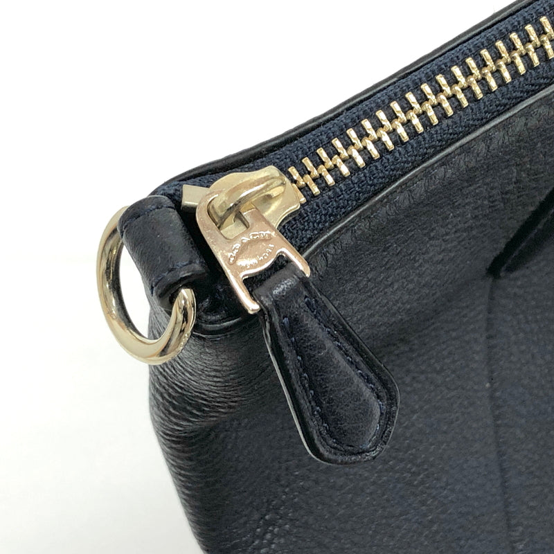 【中古品】【レディース】 COACH コーチ F36675 2WAY HAND BAG ハンドバッグ ショルダーバッグ レザー カバン 180-260930-hn-04-fur カラー：ネイビー 万代Net店