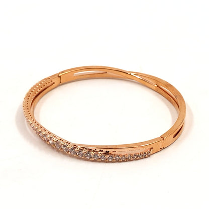 【中古品】【レディース】 SWAROVSKI スワロフスキー HYPERBOLA BANGLE 5620552 ハイパーボラ バングル ブレスレット アクセサリー 193-260930-hn-07-fur カラー：ホワイト/ローズゴールド 万代Net店