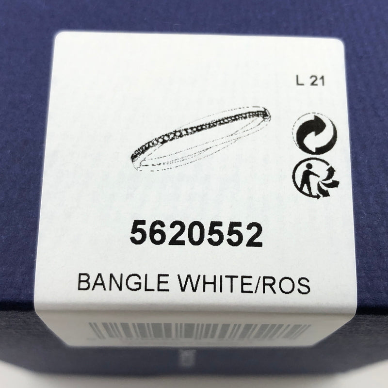 【中古品】【レディース】 SWAROVSKI スワロフスキー HYPERBOLA BANGLE 5620552 ハイパーボラ バングル ブレスレット アクセサリー 193-260930-hn-07-fur カラー：ホワイト/ローズゴールド 万代Net店