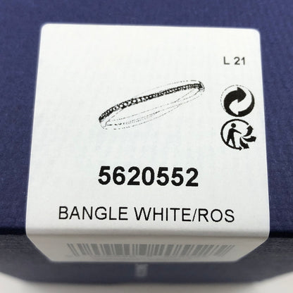 【中古品】【レディース】 SWAROVSKI スワロフスキー HYPERBOLA BANGLE 5620552 ハイパーボラ バングル ブレスレット アクセサリー 193-260930-hn-07-fur カラー：ホワイト/ローズゴールド 万代Net店