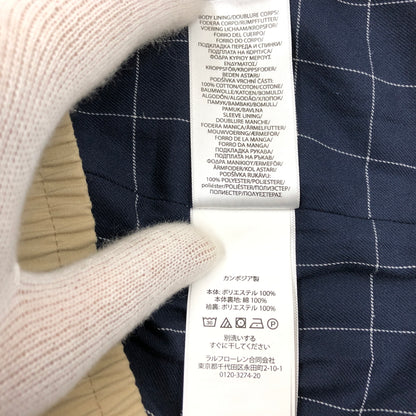 【中古品】【メンズ】 POLO RALPH LAUREN ポロ・ラルフローレン HARRINGTON JACKET ハリントンジャケット スイングトップ ブルゾン アウター 147-260930-hn-08-fur サイズ：L カラー：ベージュ 万代Net店