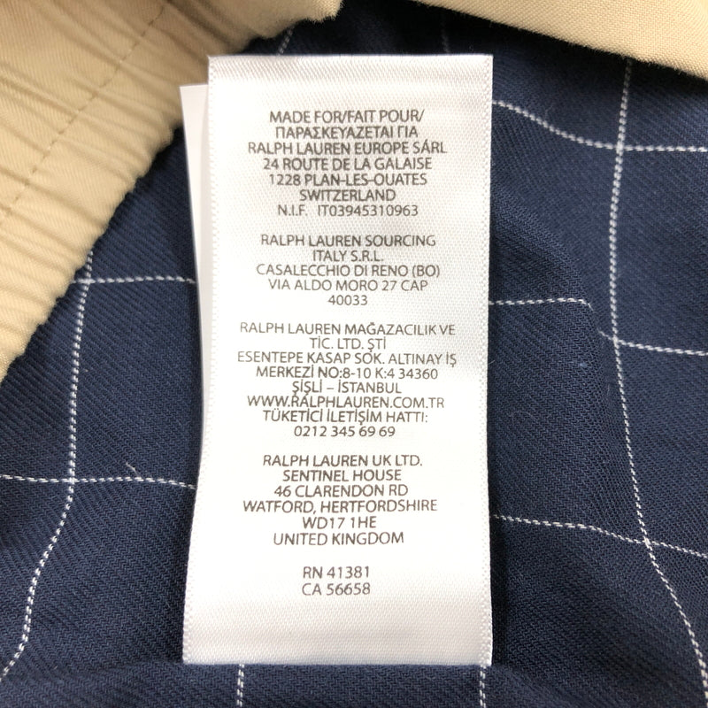 【中古品】【メンズ】 POLO RALPH LAUREN ポロ・ラルフローレン HARRINGTON JACKET ハリントンジャケット スイングトップ ブルゾン アウター 147-260930-hn-08-fur サイズ：L カラー：ベージュ 万代Net店