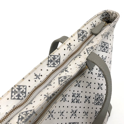【現状渡し品】【レディース】 RUSSET ラシット TOTE BAG トートバッグ カバン 188-260930-hn-05-fur カラー：ベージュ/グレー系 万代Net店