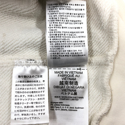 【中古品】【メンズ】 ADIDAS アディダス SWEATSHIRT BQ1801 スウェット 長袖 トップス 古着 148-260930-rs-03-fur サイズ：S カラー：ホワイト 万代Net店