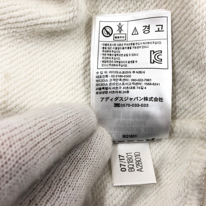 【中古品】【メンズ】 ADIDAS アディダス SWEATSHIRT BQ1801 スウェット 長袖 トップス 古着 148-260930-rs-03-fur サイズ：S カラー：ホワイト 万代Net店