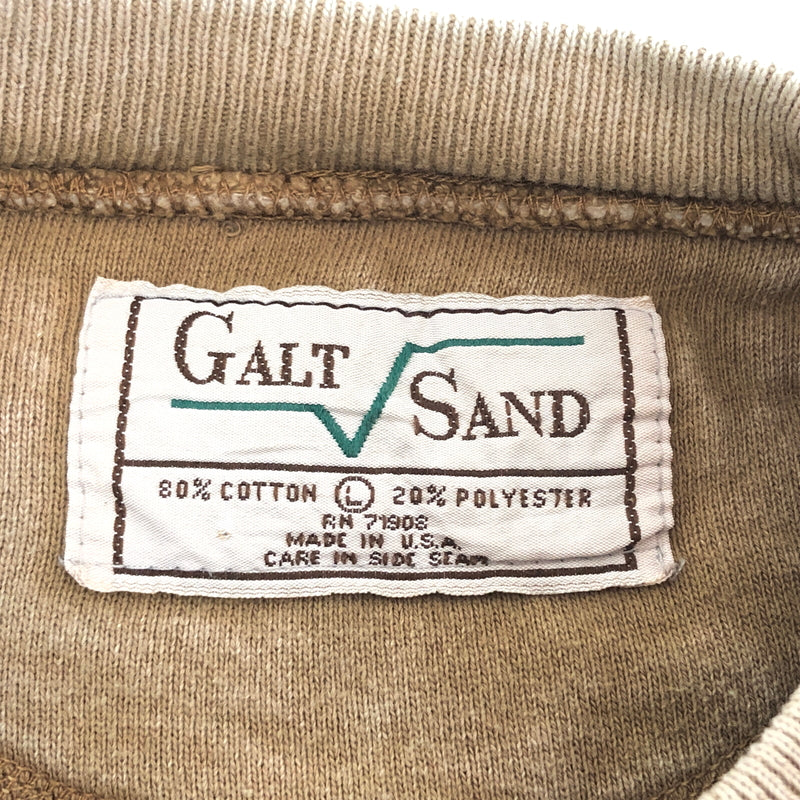 【中古品】【メンズ】 GALT SAND ガルトサンド USA製 90S "ROCKY MOUNTAIN" SWEATSHIRT スウェットシャツ トレーナー トップス 146-260930-hn-01-fur サイズ：L カラー：ベージュ 万代Net店