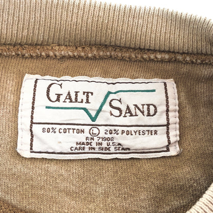 【中古品】【メンズ】 GALT SAND ガルトサンド USA製 90S "ROCKY MOUNTAIN" SWEATSHIRT スウェットシャツ トレーナー トップス 146-260930-hn-01-fur サイズ：L カラー：ベージュ 万代Net店