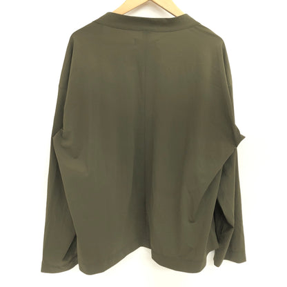 【中古品】【メンズ】 SUAVELE シュアーヴル COLLARLESS JACKET RX-0069 カラーレスジャケット アウター 147-260930-hn-03-fur サイズ：2 カラー：オリーブ 万代Net店
