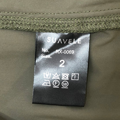 【中古品】【メンズ】 SUAVELE シュアーヴル COLLARLESS JACKET RX-0069 カラーレスジャケット アウター 147-260930-hn-03-fur サイズ：2 カラー：オリーブ 万代Net店