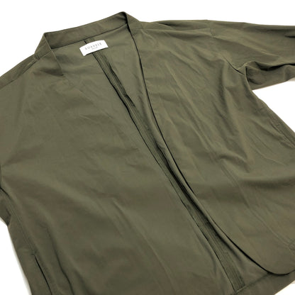 【中古品】【メンズ】 SUAVELE シュアーヴル COLLARLESS JACKET RX-0069 カラーレスジャケット アウター 147-260930-hn-03-fur サイズ：2 カラー：オリーブ 万代Net店