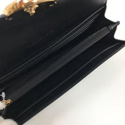 【中古美品】【レディース】 MICHAEL KORS マイケルコース FULTON LG FLP CNTNTL WALLET 35F9GFTE3J フルトン ラージ フラップ コンチネンタル ウォレット 長財布 財布 200-260930-hn-06-fur カラー：ベージュ/ブラック 万代Net店