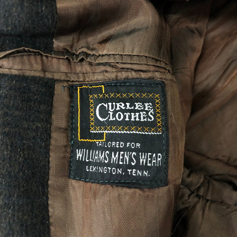 【現状渡し品】【メンズ】  CURLEE CLOTHES カーリークローザーズ 60's CHESTER COAT VINTAGE 60年代 チェスターコート アウター ヴィンテージ 145-241226-yo-11-tei サイズ：表記なし カラー：ブラック 万代Net店