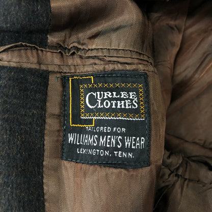 【現状渡し品】【メンズ】  CURLEE CLOTHES カーリークローザーズ 60's CHESTER COAT VINTAGE 60年代 チェスターコート アウター ヴィンテージ 145-241226-yo-11-tei サイズ：表記なし カラー：ブラック 万代Net店