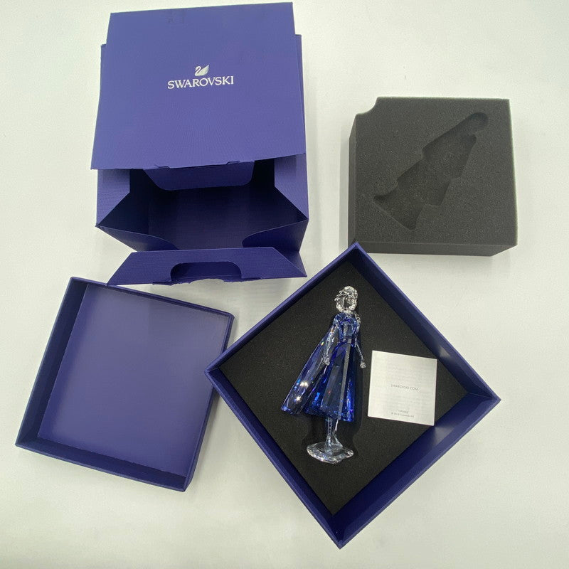 【中古品】 スワロフスキー SWAROVSKI Disney エルサ アナと雪の女王2 クリスタル フィギュア ディズニー（足と土台に補修箇所あり） おもちゃ 041-250819-nm-11-tei 万代Net店