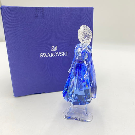 【中古品】 スワロフスキー SWAROVSKI Disney エルサ アナと雪の女王2 クリスタル フィギュア ディズニー（足と土台に補修箇所あり） おもちゃ 041-250819-nm-11-tei 万代Net店