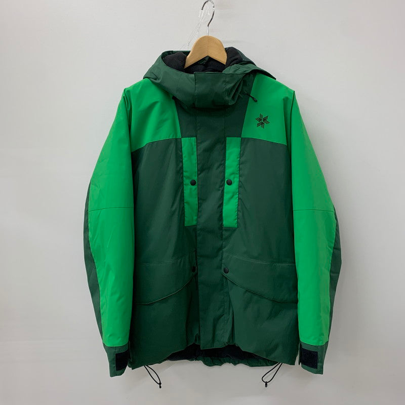 【中古品】【メンズ】  GOLDWIN ゴールドウィン 2-TONE COLOR WORK POCKET JACKET G13304 23-24 ツートーン カラー ワーク ポケットジャケット アウター スキーウェア 120-241125-kk-01-tei サイズ：2 カラー：ディープグリーン 万代Net店