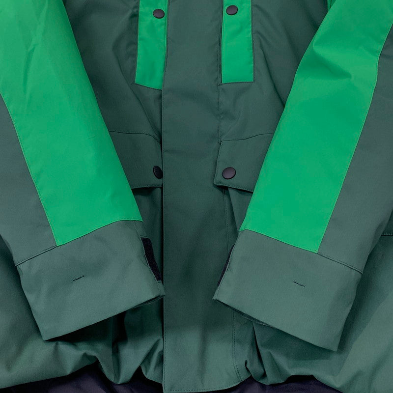 【中古品】【メンズ】  GOLDWIN ゴールドウィン 2-TONE COLOR WORK POCKET JACKET G13304 23-24 ツートーン カラー ワーク ポケットジャケット アウター スキーウェア 120-241125-kk-01-tei サイズ：2 カラー：ディープグリーン 万代Net店