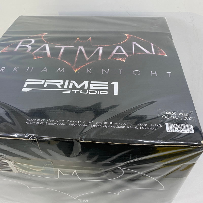 【中古美品】 バットマン アーカム・ナイト: EX版 アーカム・ナイト 1/3 ポリストーン 大型 フィギュア おもちゃ 055-250819-nm-10-tei 万代Net店