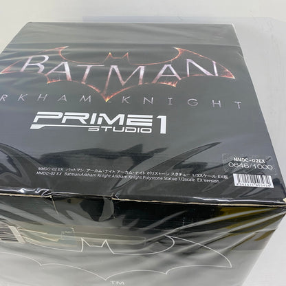 【中古美品】 バットマン アーカム・ナイト: EX版 アーカム・ナイト 1/3 ポリストーン 大型 フィギュア おもちゃ 055-250819-nm-10-tei 万代Net店
