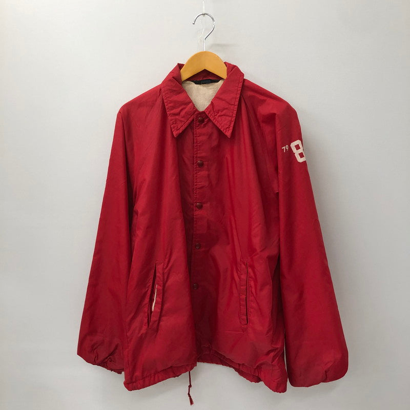 【現状渡し品】【メンズ】 70’s COACH JACKET VINTAGE 70年代 コーチジャケット ライトアウター ヴィンテージ ランタグ 145-250108-kk-07-tei サイズ：表記無し 下記参照 カラー：レッド 万代Net店