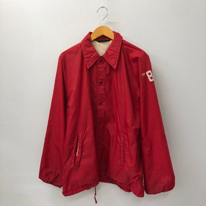 【現状渡し品】【メンズ】 70’s COACH JACKET VINTAGE 70年代 コーチジャケット ライトアウター ヴィンテージ ランタグ 145-250108-kk-07-tei サイズ：表記無し 下記参照 カラー：レッド 万代Net店