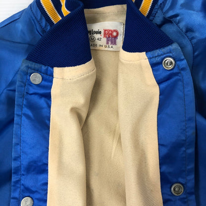 【中古品】【メンズ】  KING LOUIE キングルイ 70's PRO FIT NYLON VARSITY JACKET VINTAGE 70年代 プロフィット ナイロン バーシティージャケット アウター スタジャン 145-250116-kk-29-tei サイズ：M カラー：ブルー 万代Net店