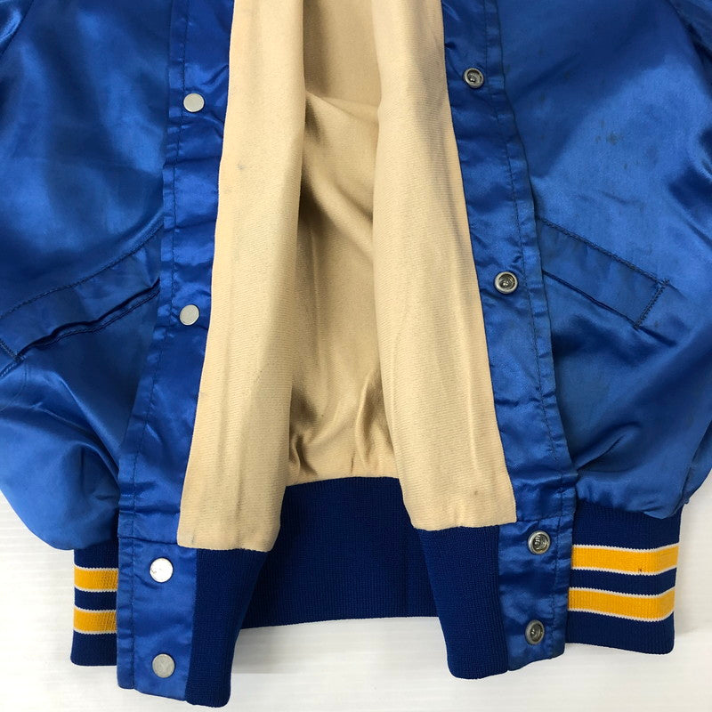 【中古品】【メンズ】  KING LOUIE キングルイ 70's PRO FIT NYLON VARSITY JACKET VINTAGE 70年代 プロフィット ナイロン バーシティージャケット アウター スタジャン 145-250116-kk-29-tei サイズ：M カラー：ブルー 万代Net店