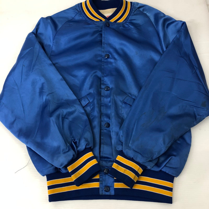 【中古品】【メンズ】  KING LOUIE キングルイ 70's PRO FIT NYLON VARSITY JACKET VINTAGE 70年代 プロフィット ナイロン バーシティージャケット アウター スタジャン 145-250116-kk-29-tei サイズ：M カラー：ブルー 万代Net店