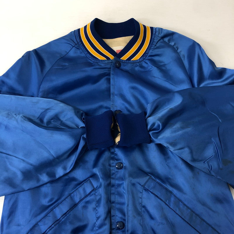 【中古品】【メンズ】  KING LOUIE キングルイ 70's PRO FIT NYLON VARSITY JACKET VINTAGE 70年代 プロフィット ナイロン バーシティージャケット アウター スタジャン 145-250116-kk-29-tei サイズ：M カラー：ブルー 万代Net店