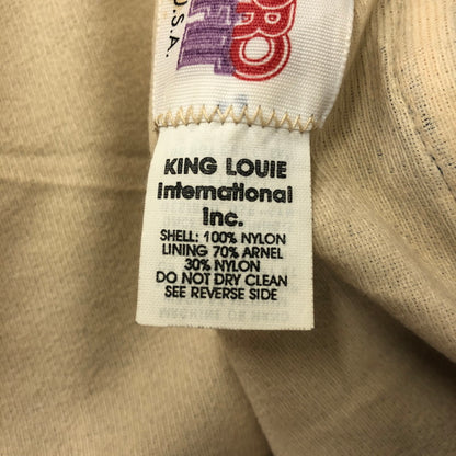 【中古品】【メンズ】  KING LOUIE キングルイ 70's PRO FIT NYLON VARSITY JACKET VINTAGE 70年代 プロフィット ナイロン バーシティージャケット アウター スタジャン 145-250116-kk-29-tei サイズ：M カラー：ブルー 万代Net店