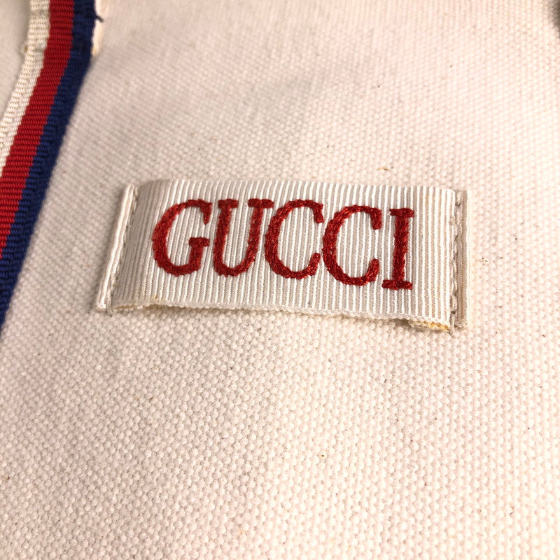 【中古品】【メンズ】 GUCCI 484690 グッチ ウロボロス ロゴ キャンバス トートバッグ カバン ビックバック 180-260612-sm-01-otoh カラー：ベージュ 万代Net店